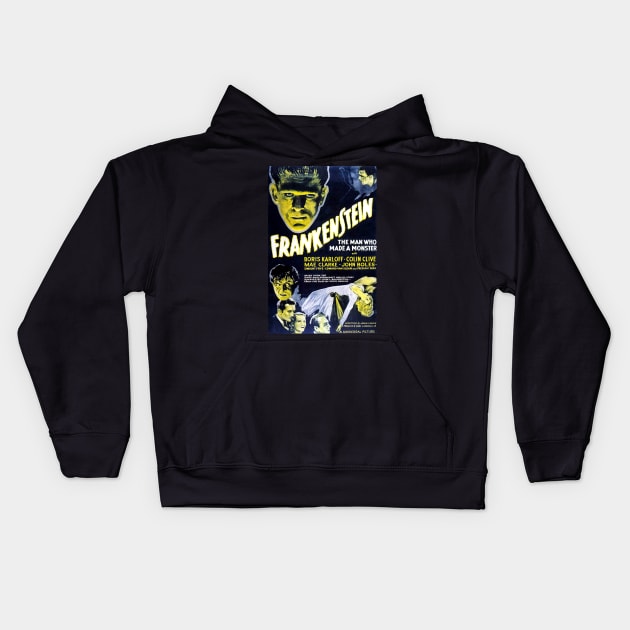 FRANKENSTIEN Kids Hoodie by chudd